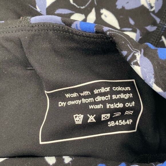 Sweaty Betty Power Floral Crop 20" Capri Leggings Pockets Black Multi XS NWOT - Picture 10 of 11